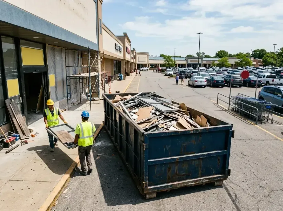 retail-store-renovation-debris-003 — frequently asked questions, Roll-off Dumpster Rentals in Ford City, PA